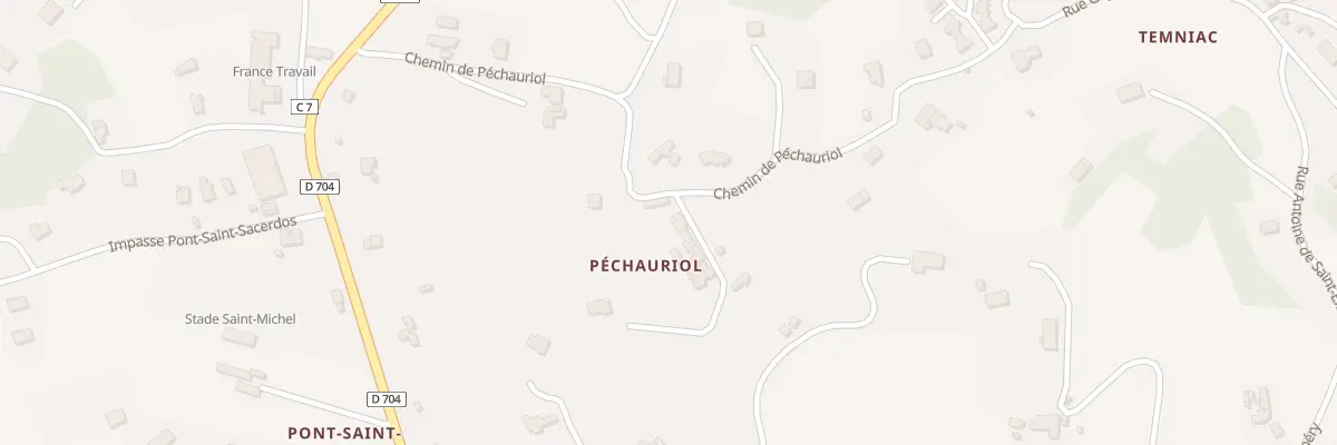 Plan du 30 Imp de Pechauriol à Sarlat-la-Canéda