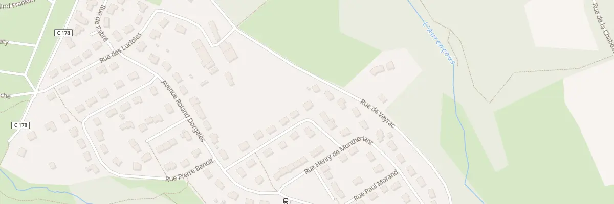 Plan du 8 Rue Georges Duhamel à Limoges