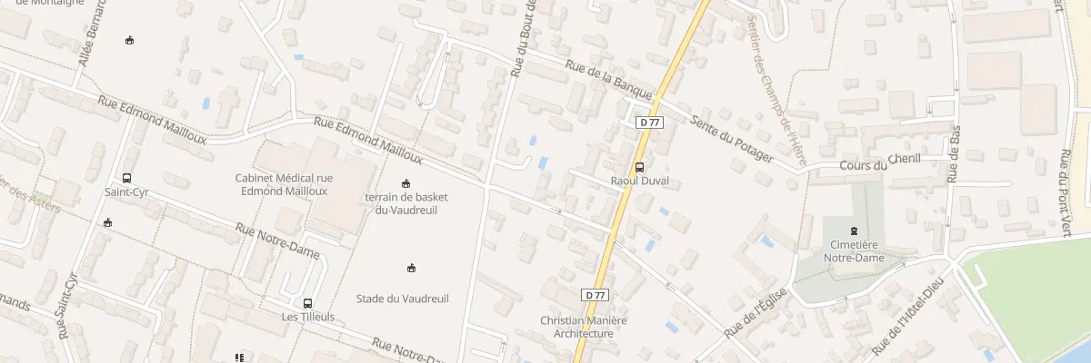 Plan du 43B Rue du Général de Gaulle au Vaudreuil