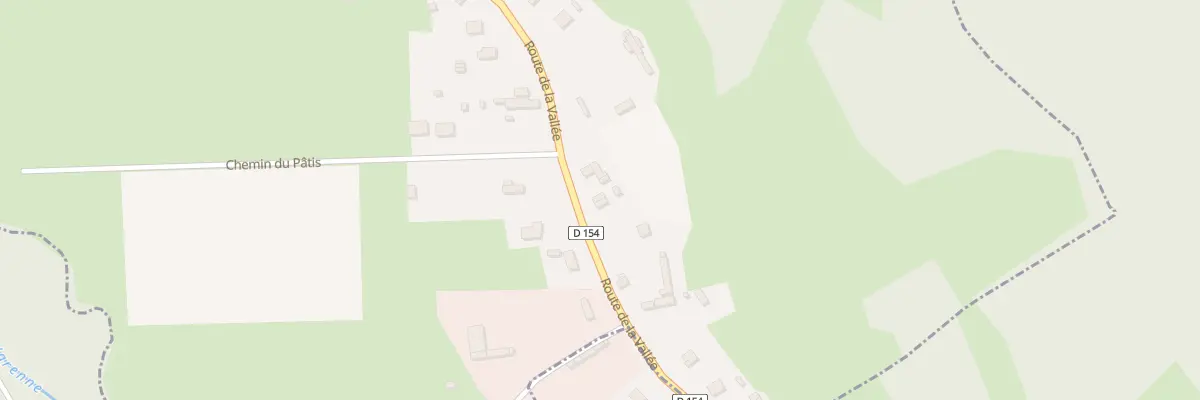 Plan du 284 Rte de la Vallee à Saint-Hellier
