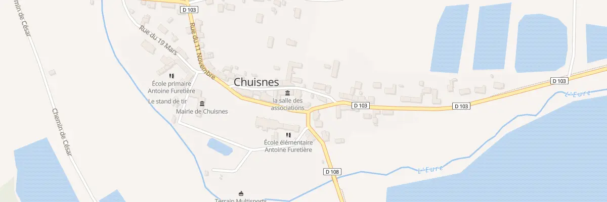 Plan du 8 Pl de l’Eglise à Chuisnes