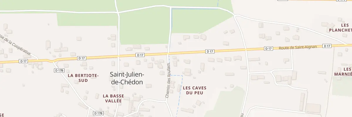 Plan du 18 Rte de Saint-aignan à Saint-Julien-de-Chédon