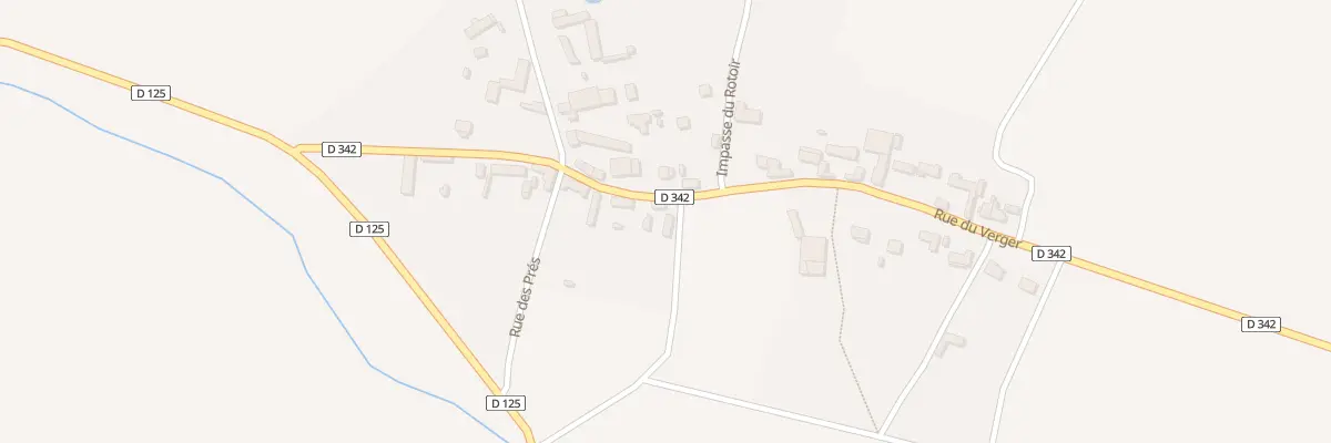 Plan du 10 Rue du Verger à Billancelles