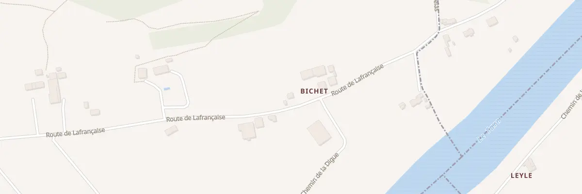 Plan du 2731 Rte de Lafrançaise à Lizac