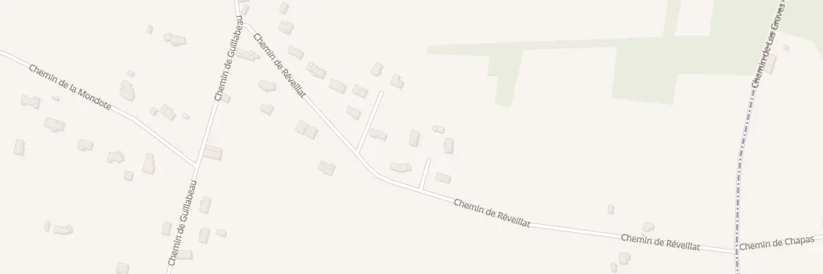 Plan du 323A Che de Reveillat à Labastide-du-Temple
