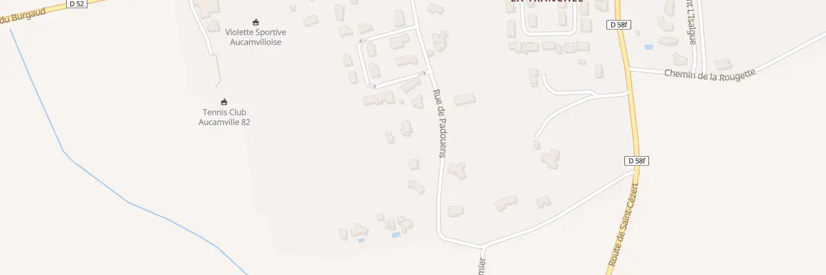 Plan du 5185 Rue des Padouens à Aucamville