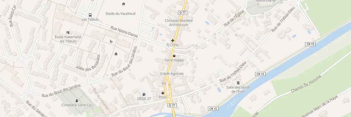 Plan du 16 Rue du Général de Gaulle au Vaudreuil