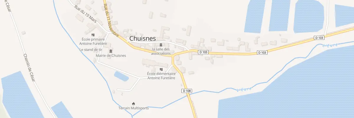 Plan du 6 Pl de l’Eglise à Chuisnes