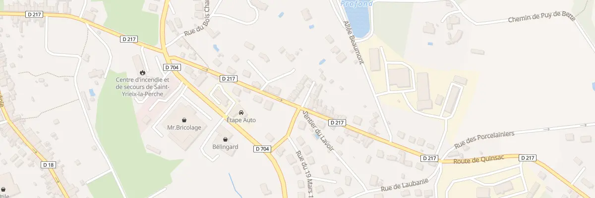 Plan du 19 Rte de Quinsac à Saint-Yrieix-la-Perche