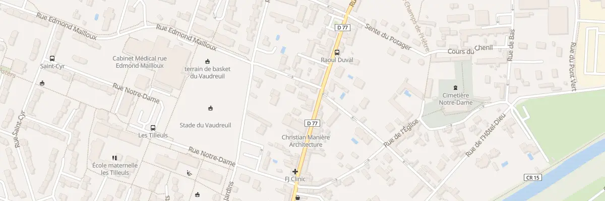 Plan du 33 Rue du Général de Gaulle au Vaudreuil