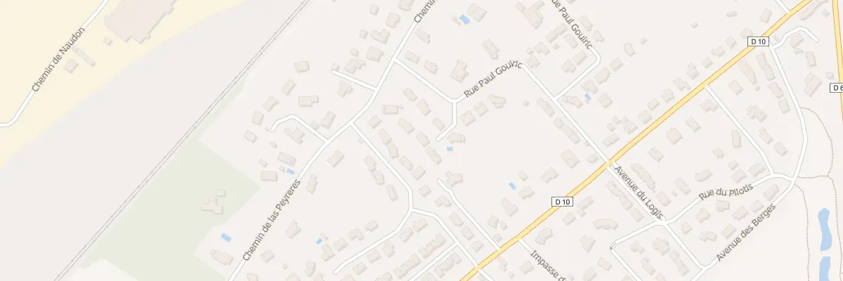 Plan du 38 Rue Paul Gouiric à Carbonne