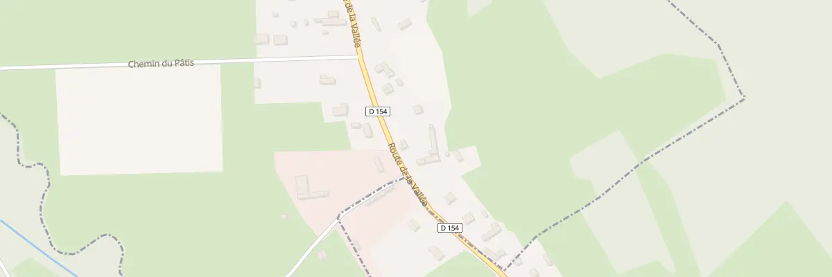 Plan du 164 Rte de la Vallee à Saint-Hellier