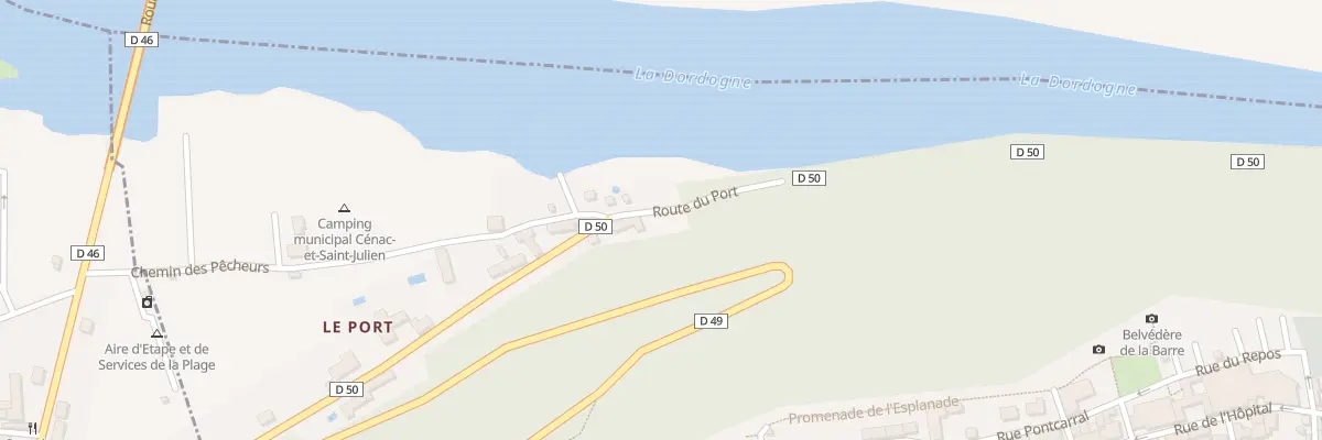 Plan du 164 Le Port à Domme
