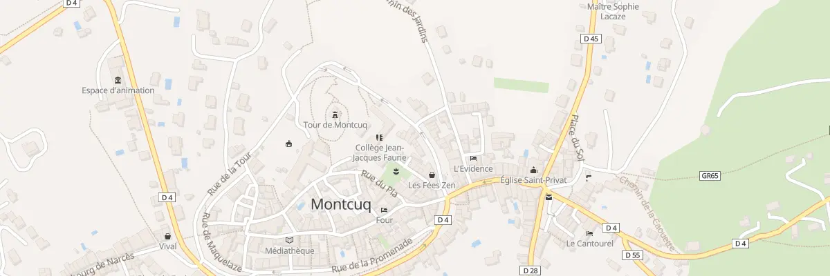 Plan du 11 All des Platanes à Montcuq-en-Quercy-Blanc