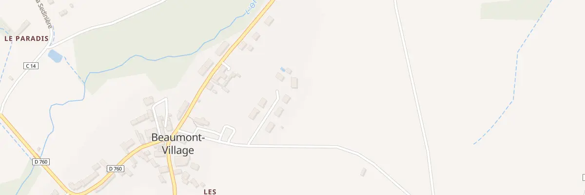 Plan du 6 Rue du Bourg Neuf à Beaumont-Village