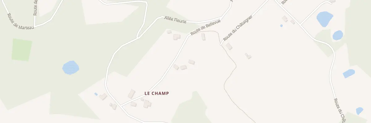 Plan du 222 Le Champ à Salagnac