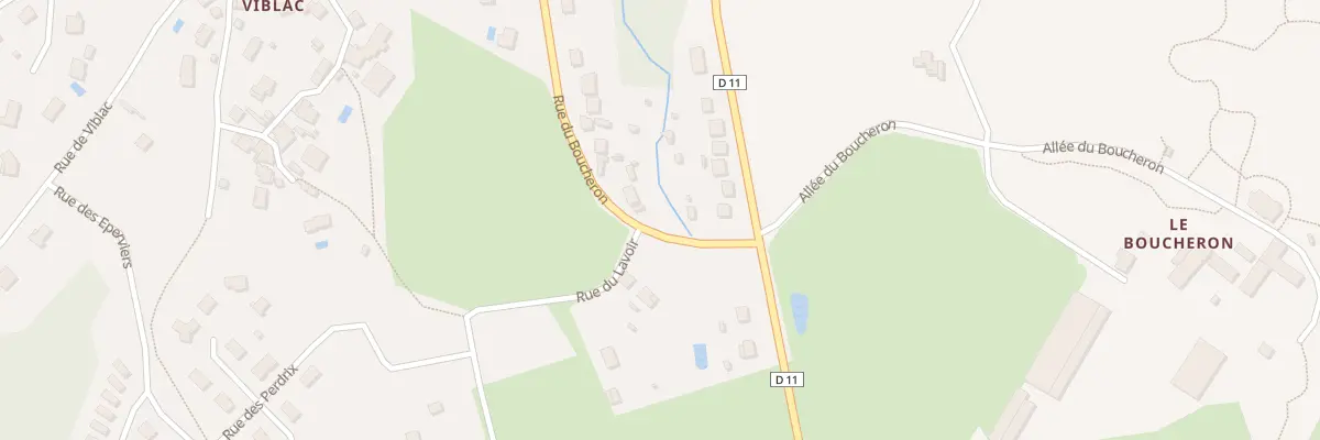 Plan du 23 Rue du Boucheron à Bosmie-l’Aiguille