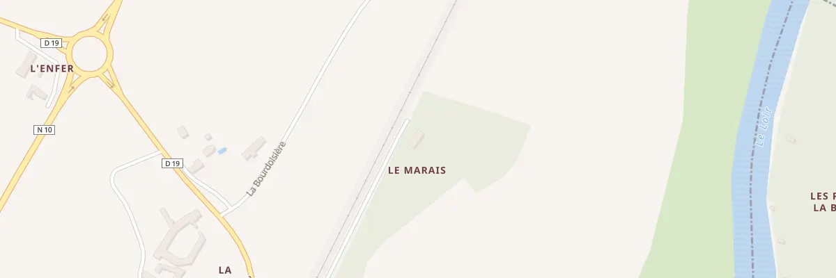 Plan du 1 Le Marais à Saint-Hilaire-la-Gravelle