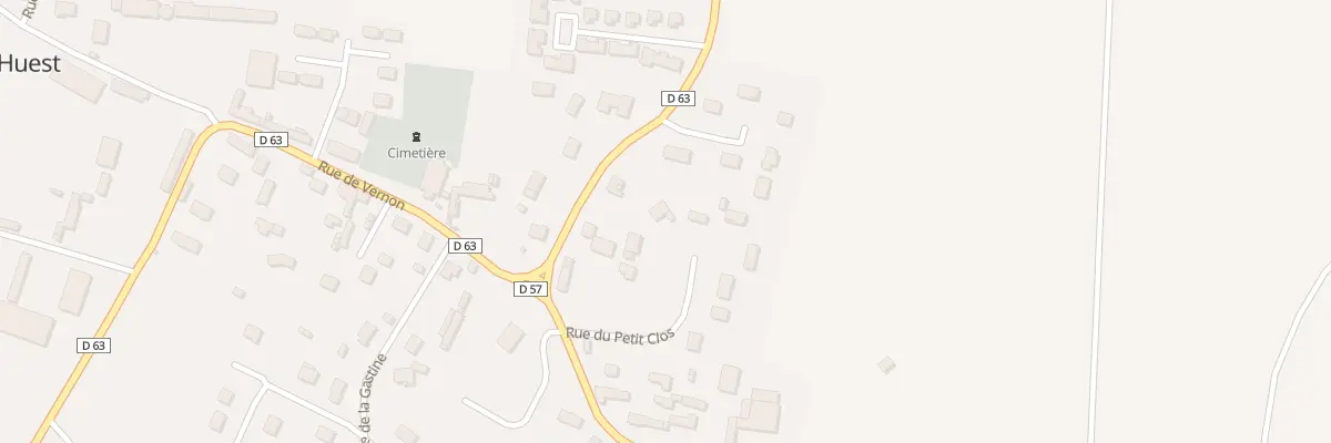 Plan du 14 Rue du Petit Clos à Huest