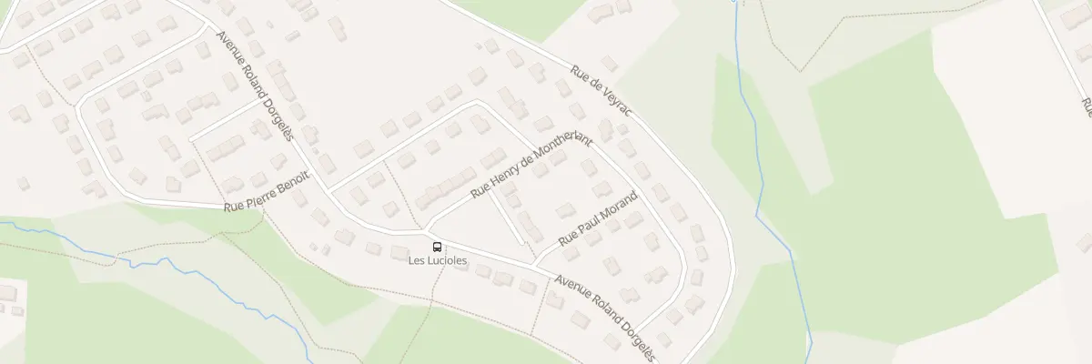 Plan du 17 Rue Henry de Montherlant à Limoges