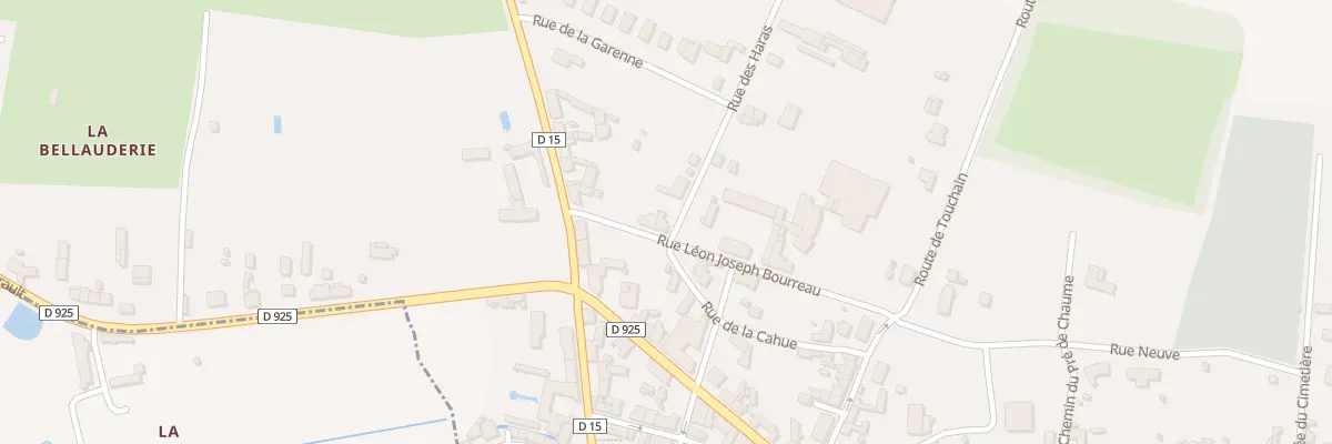 Plan du 14 Rue Léon-Joseph Bourreau à Mézières-en-Brenne