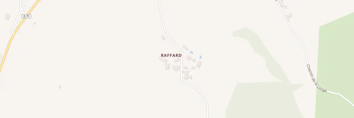 Plan du 232 Che de Raffard à Badefols-d’Ans