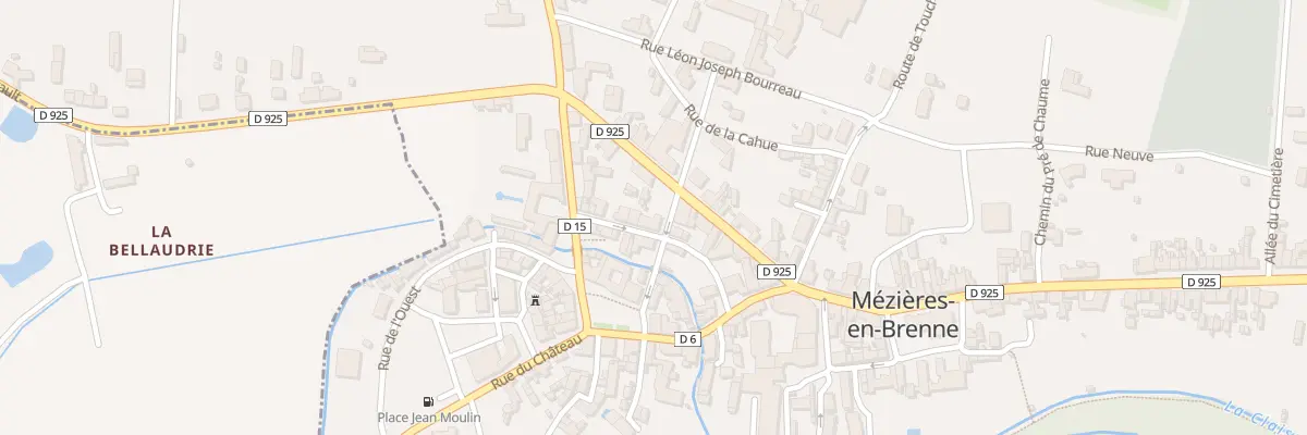 Plan du 5 Rue de la Maréchalerie à Mézières-en-Brenne