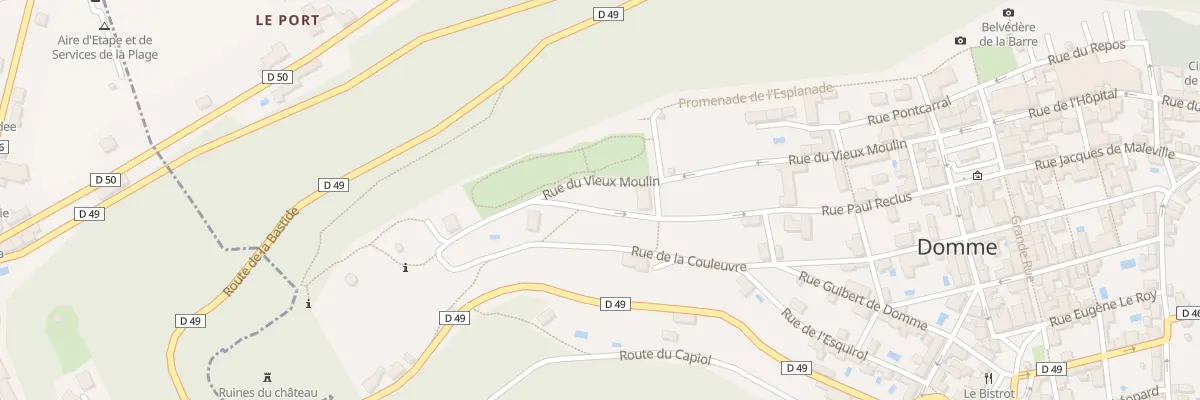 Plan du 5002F Rue du Vieux Moulin à Domme