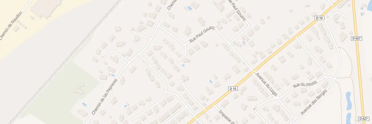 Plan du 34 Rue Paul Gouiric à Carbonne