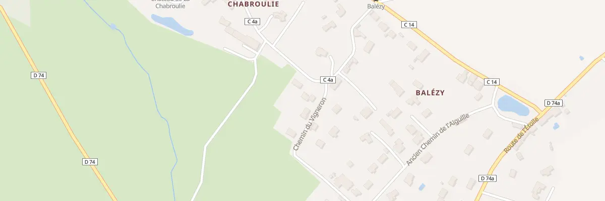 Plan du 406 Rte de la Treille à Isle