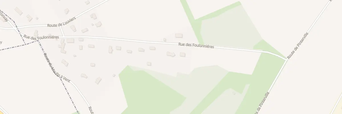 Plan du 306 Rue des Foulonnières à Vironvay