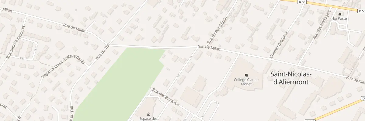 Plan du 503 Rue de Milan à Saint-Nicolas-d’Aliermont
