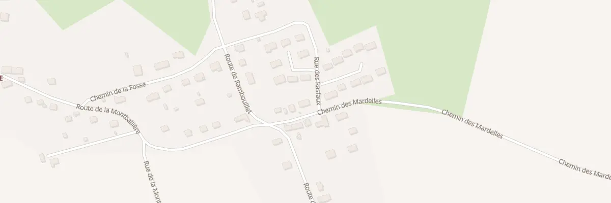 Plan du 8 Che des Mardelles à Fréteval