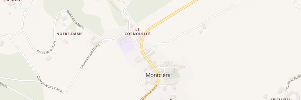 Plan du 29 Chem de la Fontaine à Montcléra