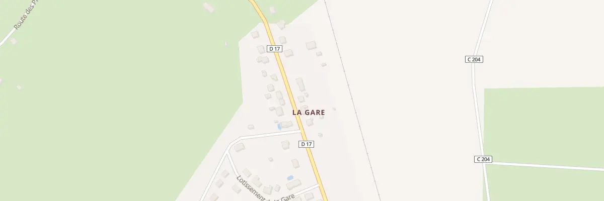 Plan du 58 Av de la Gare à La Meyze