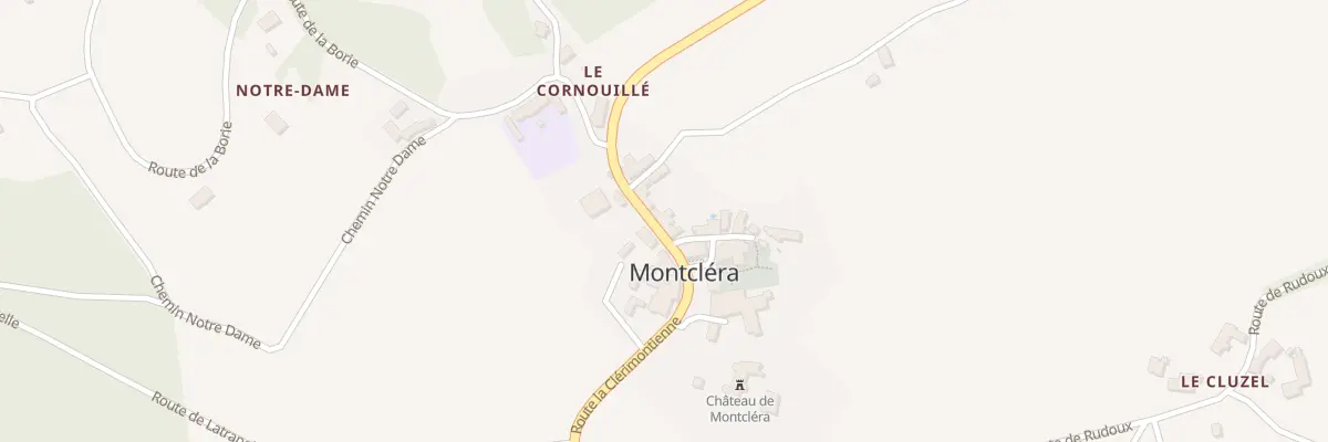 Plan du 1615 Rte La Clérimontienne à Montcléra
