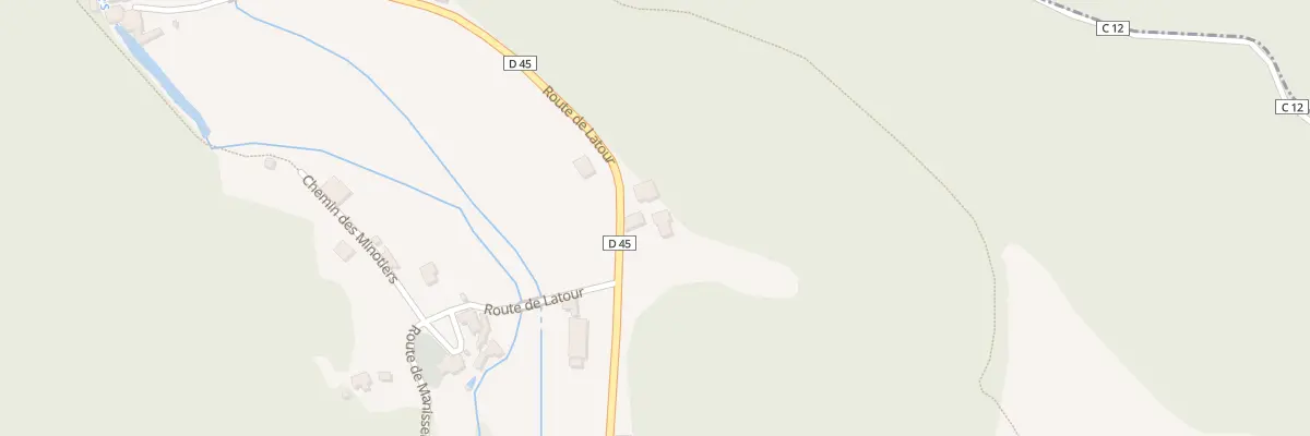 Plan du 5030 Latour à Bélaye