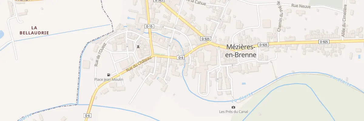 Plan du 6 Rue du Pont Malientras à Mézières-en-Brenne