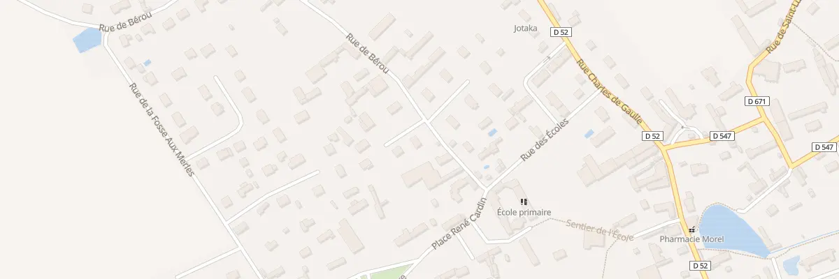 Plan du 4 Rue de Bérou à Prey