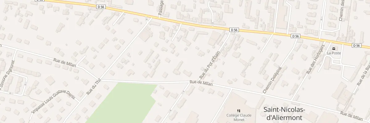 Plan du 522 Rue de Milan à Saint-Nicolas-d’Aliermont