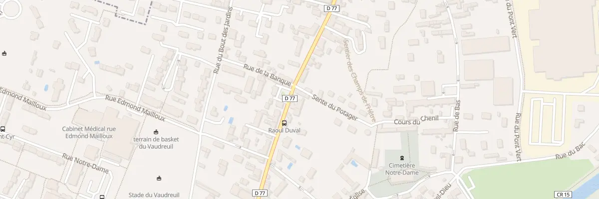 Plan du 58 Rue du Général de Gaulle au Vaudreuil