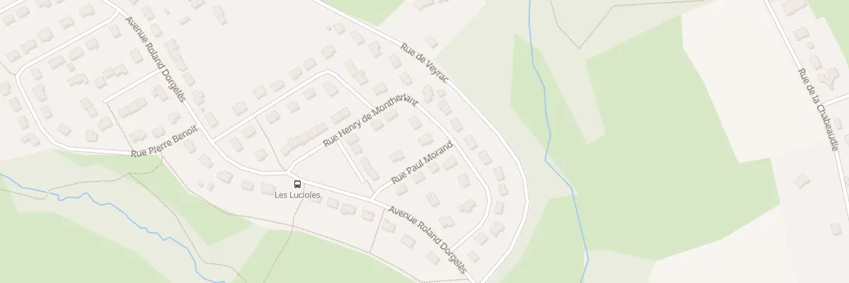 Plan du 5 Rue Paul Morand à Limoges