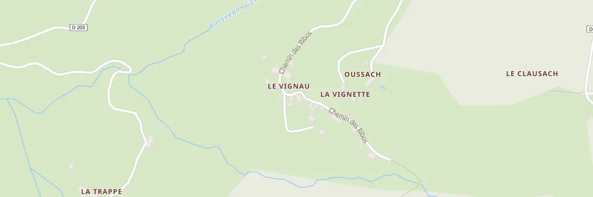 Plan du 33 Le Vignau à Erp