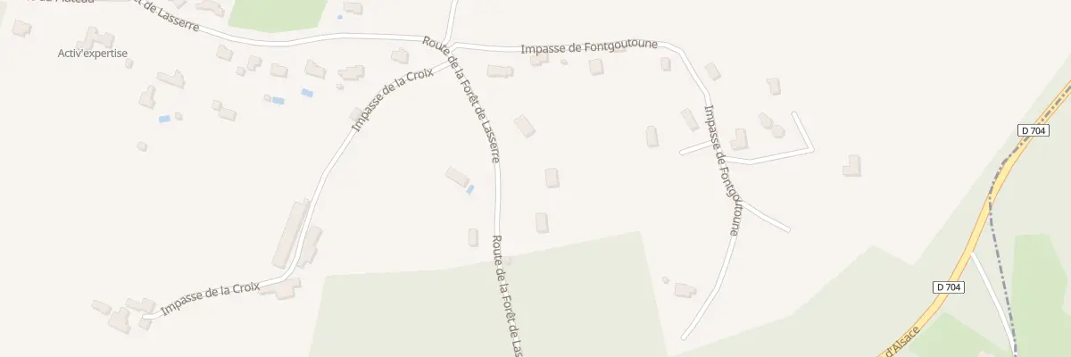 Plan du 474 Rte de la Forêt de Lasserre à Marcillac-Saint-Quentin