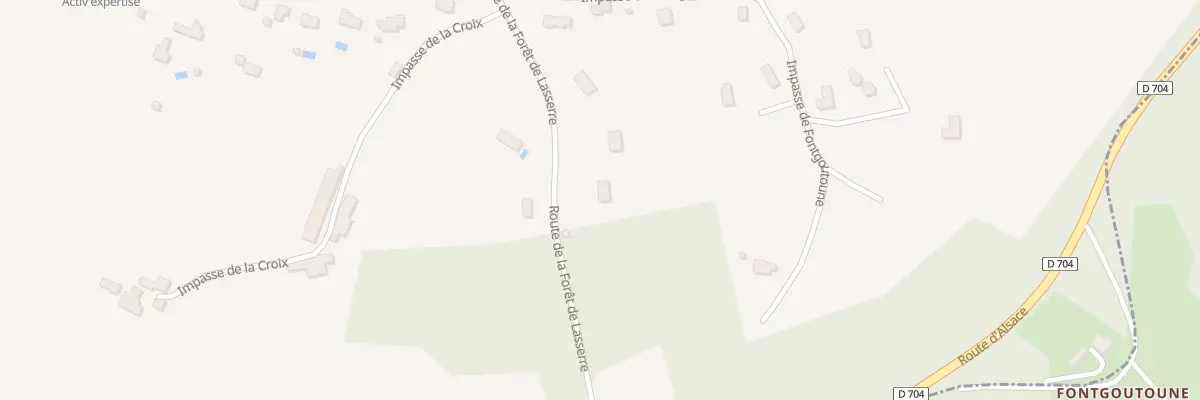 Plan du 468 Rte de la Forêt de Lasserre à Marcillac-Saint-Quentin