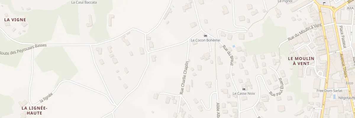 Plan du 5 Rue Charlie Chaplin à Sarlat-la-Canéda