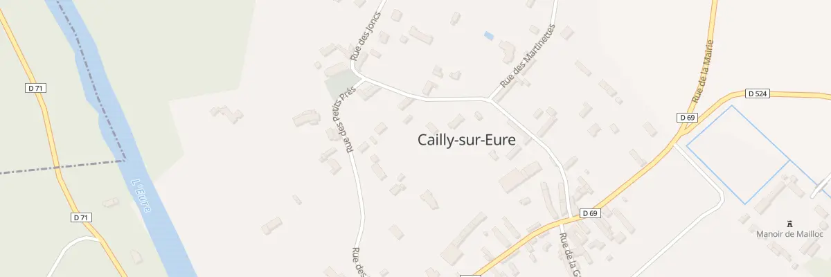 Plan du 7 Rue de l’Eglise à Cailly-sur-Eure