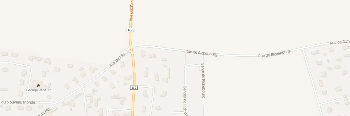 Plan du 8 Sen de Richebourg à Saint-Jacques-sur-Darnétal
