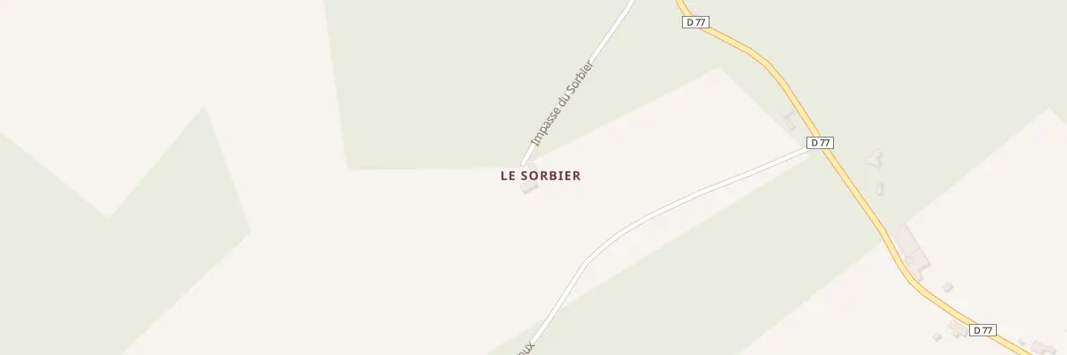 Plan du 20A Le Sorbier à Teillots