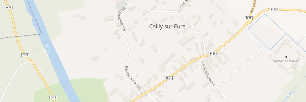 Plan du 5B Rue des Petits Prés à Cailly-sur-Eure